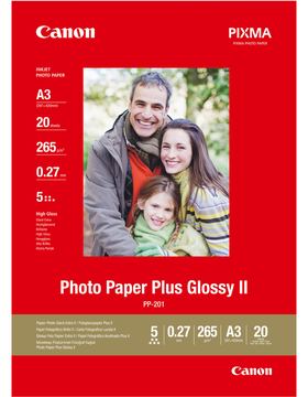 Canon Photo Paper Plus Glossy II PP-201 - Glänzend - A3 (297 x 420 mm) von LumaTech