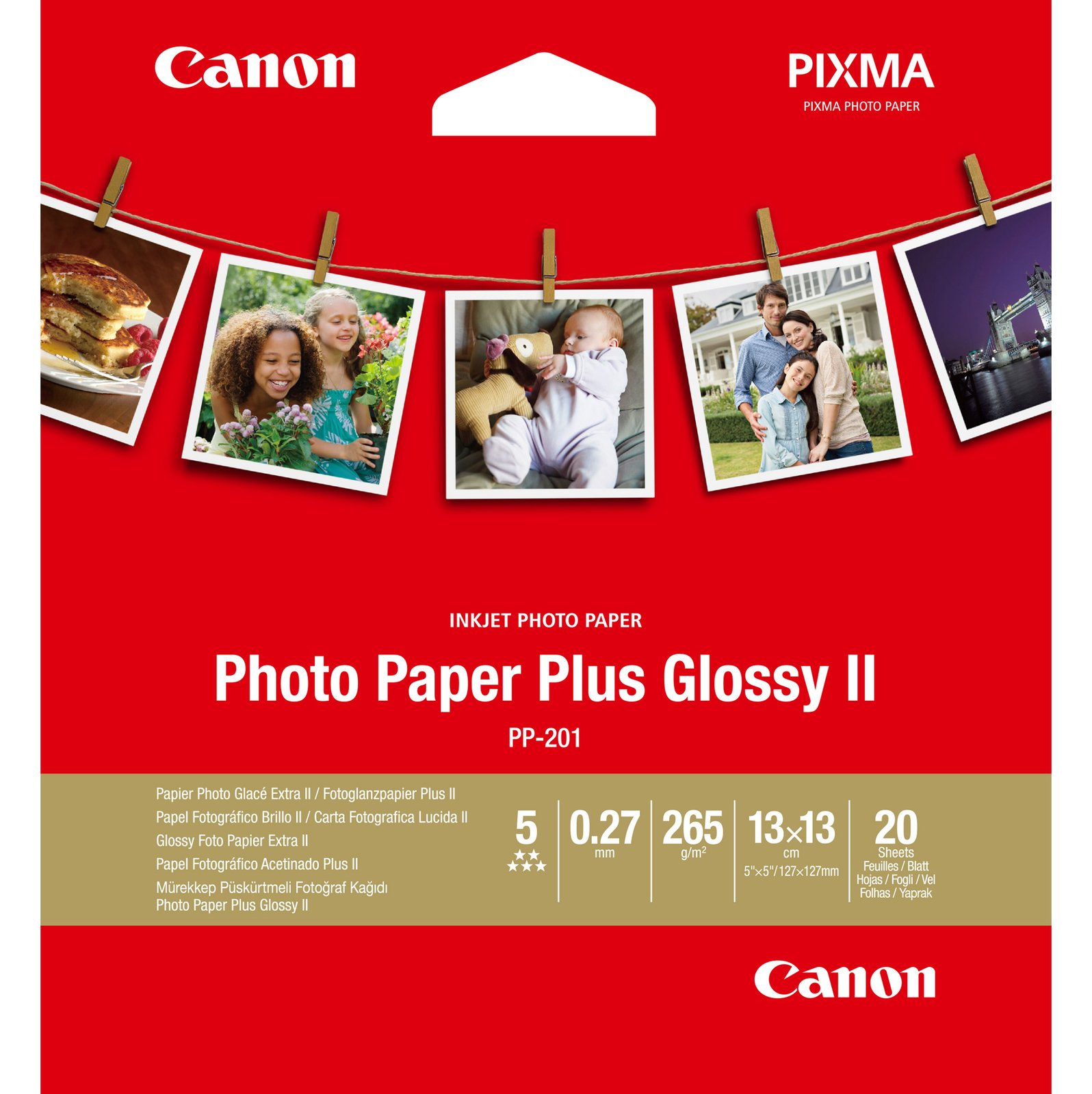 Canon Photo Paper Plus Glossy II PP-201 - Hochglänzend von LumaTech