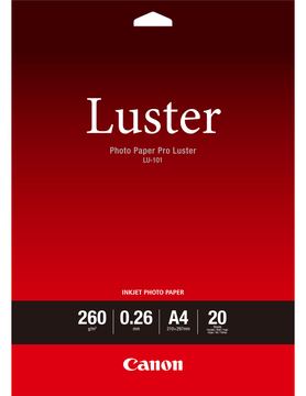 Canon Photo Paper Pro Luster LU-101 - Glanz - 260 Mikron - A4 (210 x 297 mm) von LumaTech