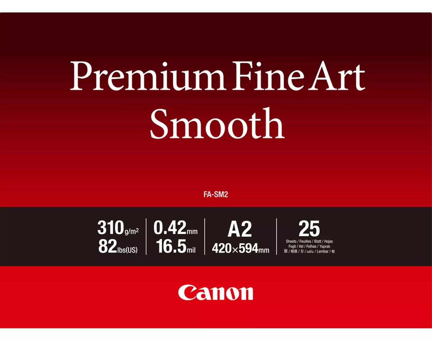 Canon Premium Fine Art FA-SM2 - Seidig - 16,5 mil - A2 (420 x 594 mm)