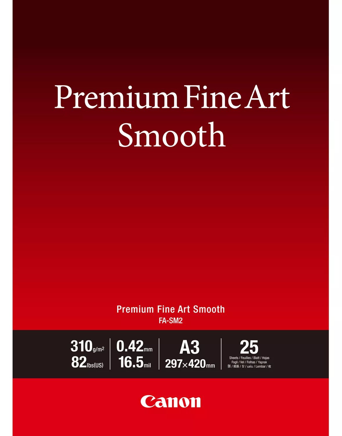 Canon Premium Fine Art FA-SM2 - Seidig - 16,5 mil - A3 (297 x 420 mm)