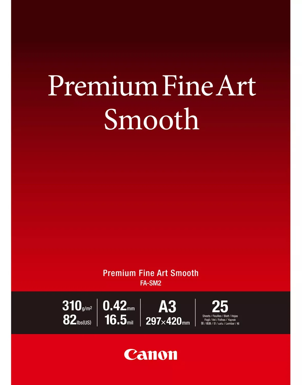 Canon Premium Fine Art FA-SM2 - Seidig - 16,5 mil - A3 (297 x 420 mm), Ansicht 2