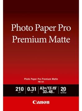 Canon Pro Premium PM-101 - Glatt matt - 310 Mikron - Super A3/B (330 x 483 mm)