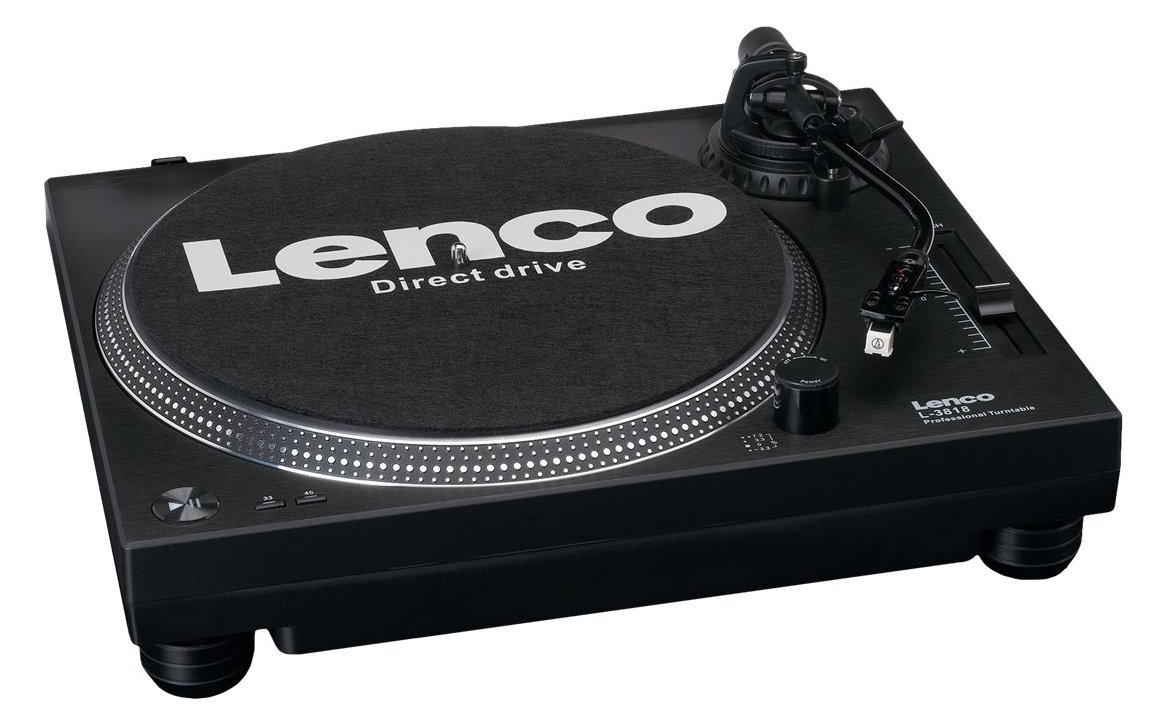 Lenco L-3818 - Plattenspieler - Schwarz