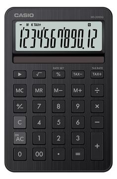 Casio Tischrechner schwarz von LumaTech