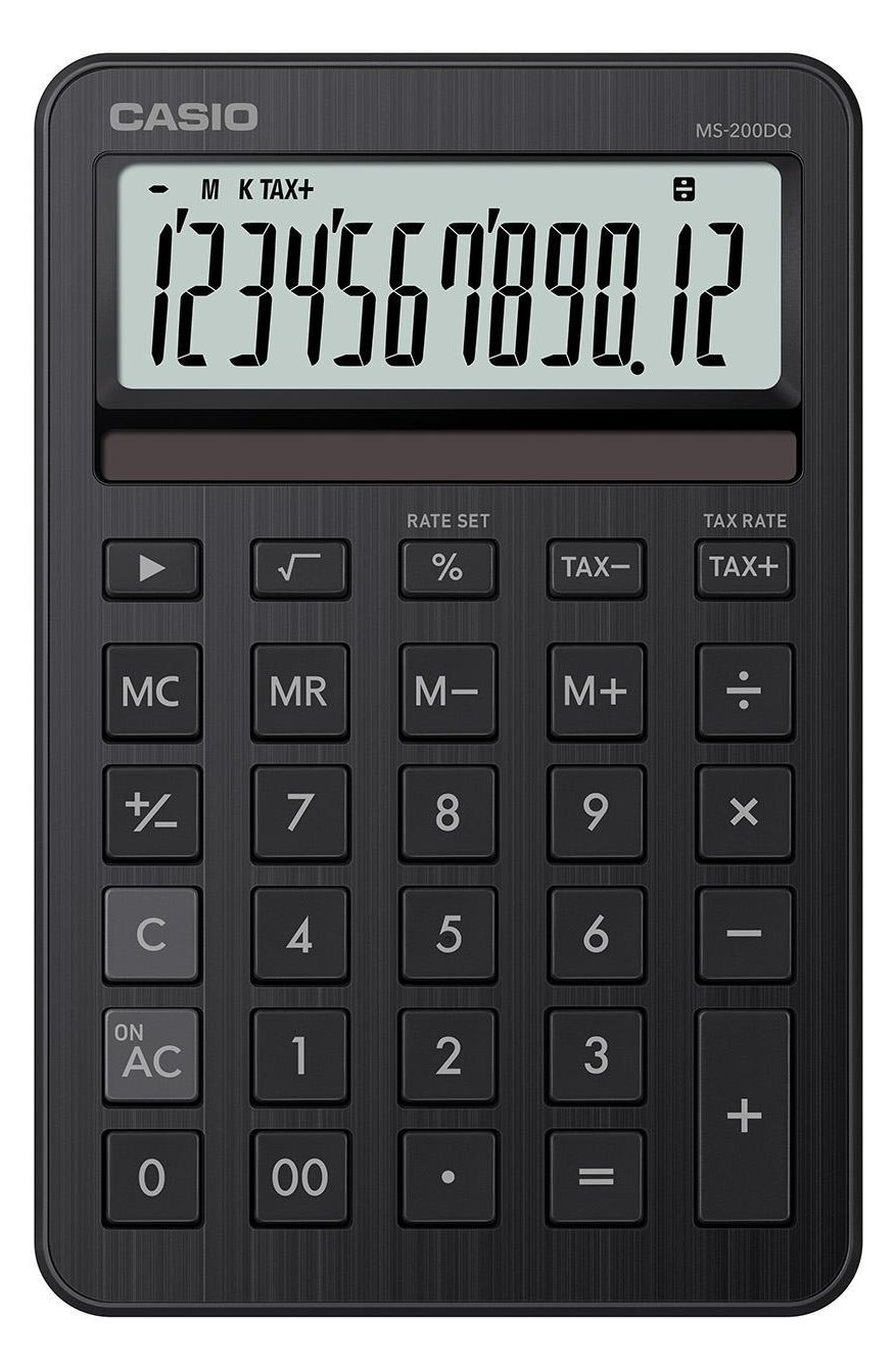 Casio Tischrechner schwarz