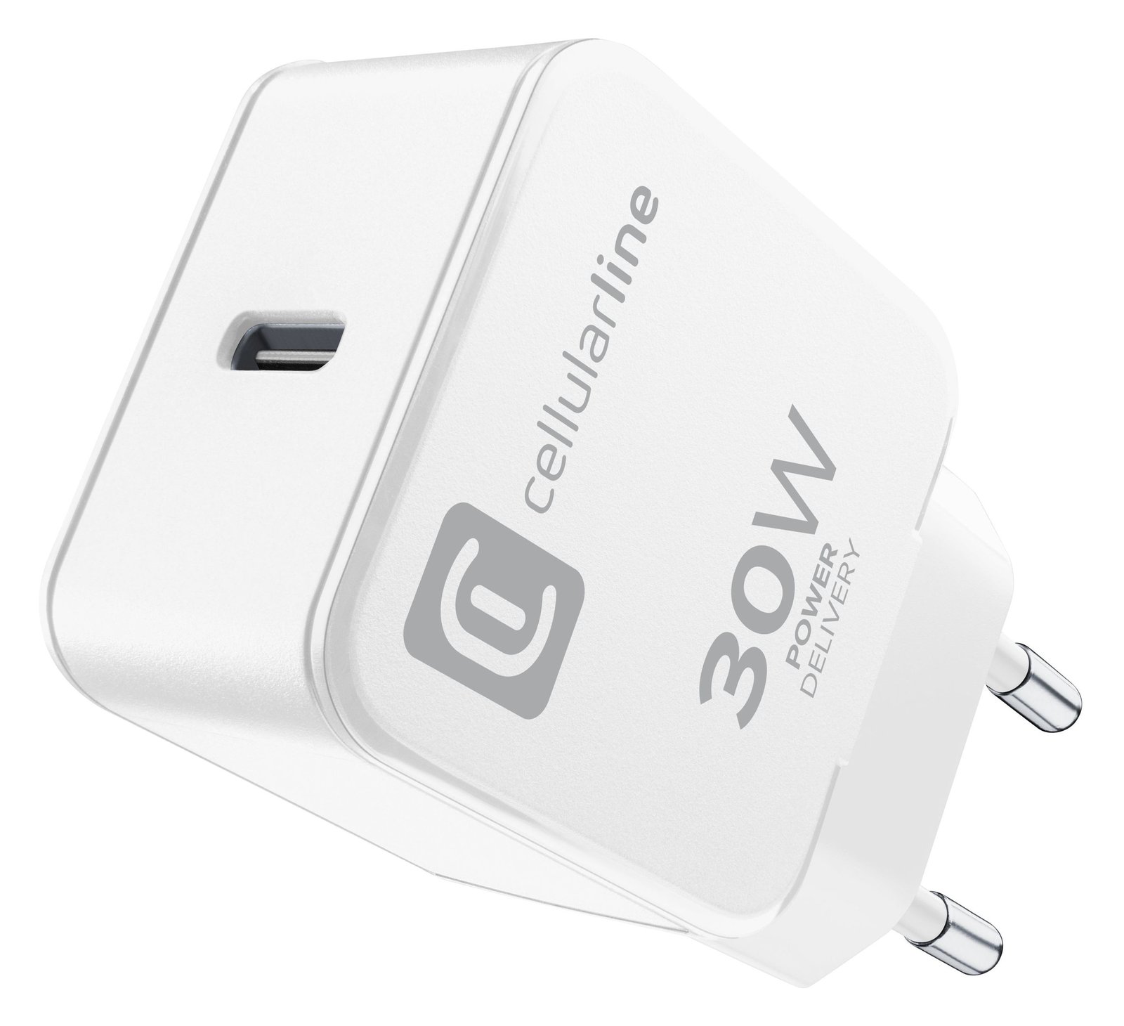 Cellularline The One - Netzteil - 30 Watt - PD, Fast Charge (24 pin USB-C)