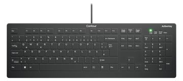 Cherry ACTIVE KEY MTA AK-C8112 Corded schwarz - TL: Deutsch, QWERTZ - IP68 von LumaTech