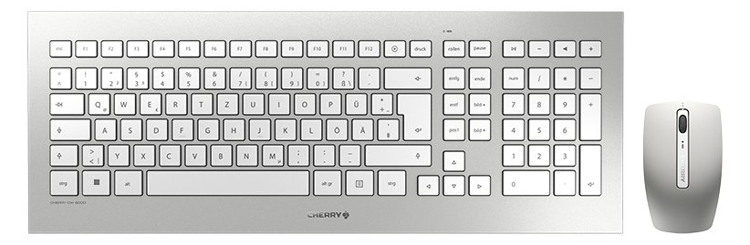 Cherry DW 8000 - Tastatur-und-Maus-Set - kabellos - TL: Deutsch, QWERTZ