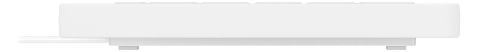 Cherry Hygiene Compact Ultraflat Touchpad Keyboard with NumPad Fully Sealed Watertight USB White - TL: Deutsch, QWERTZ, Ansicht 4