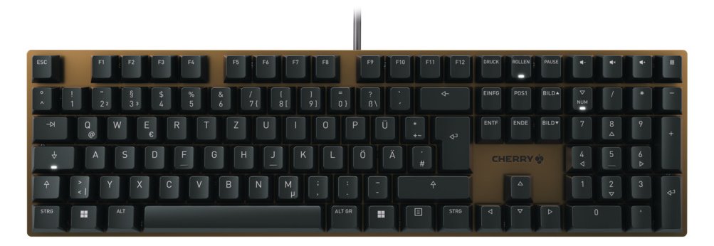 Cherry KC 200 MX - Tastatur - USB - TL: Deutsch, QWERTZ