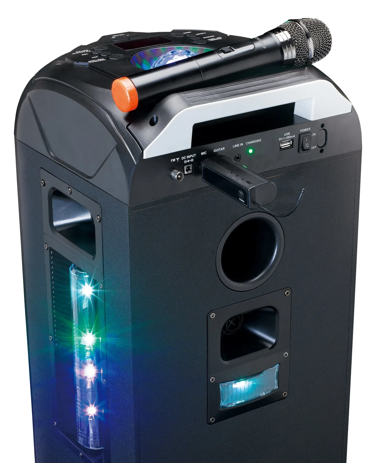 Lenco MCW-011 - Mikrofonsystem - Schwarz, Ansicht 4