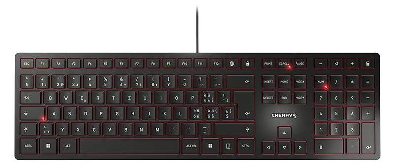 Cherry KC 6000 SLIM - Tastatur - USB - TL: Schweiz, QWERTZ
