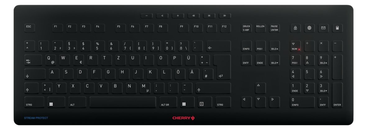 Cherry STREAM - Tastatur - kabellos - TL: Deutsch, QWERTZ