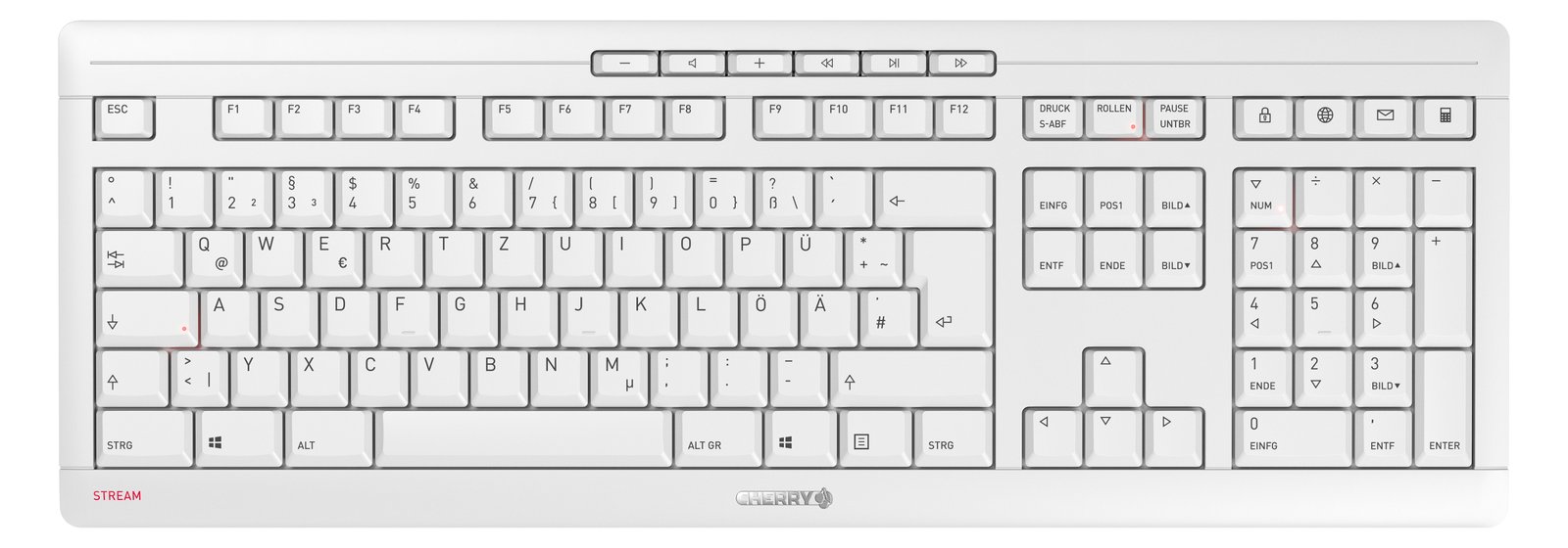 Cherry STREAM DESKTOP RECHARGE - Tastatur-und-Maus-Set - TL: Schweiz, QWERTZ