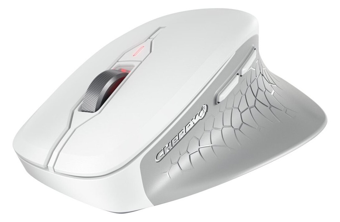 Cherry STREAM MOUSE COMFORT - Maus - ergonomisch - Für Rechtshänder - optisch - 6 Tasten - kabellos - 2.4 GHz