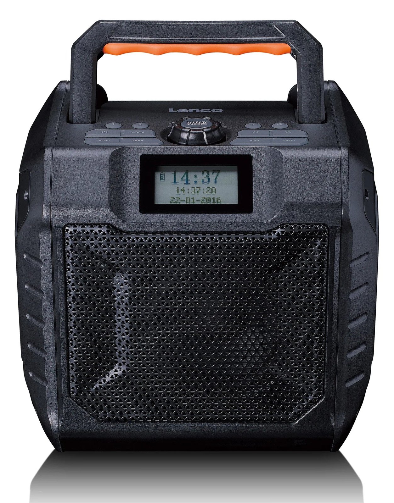 Lenco ODR-160GY - Leistungsstarkes tragbares outdoor DAB+/FM Radio mit Bluetooth - AAC