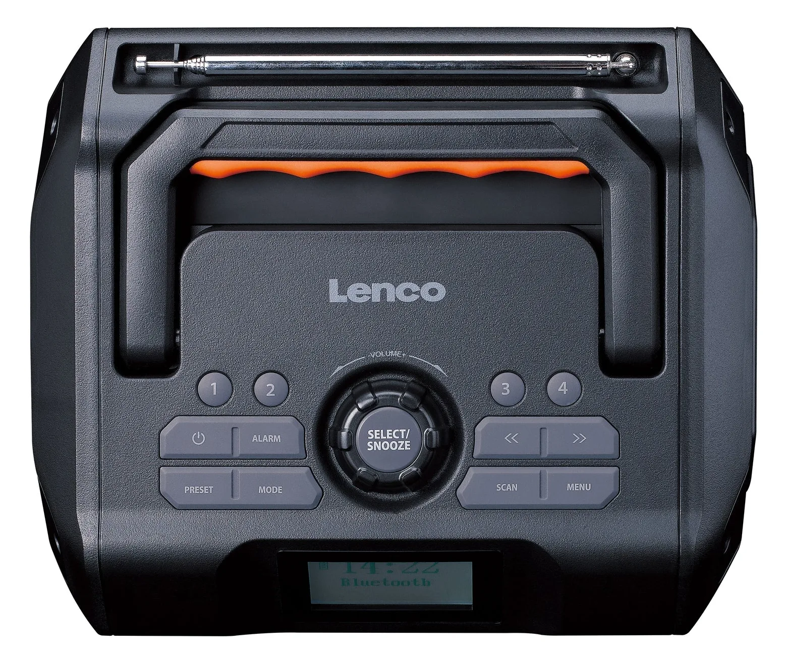 Lenco ODR-160GY - Leistungsstarkes tragbares outdoor DAB+/FM Radio mit Bluetooth - AAC, Ansicht 4