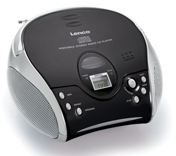 Lenco SCD-24 - Ghettoblaster - 2 Watt - Schwarz von LumaTech