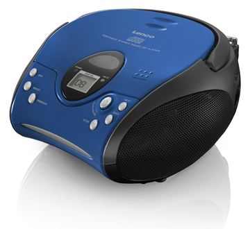 Lenco SCD-24 - Ghettoblaster - Schwarz, Blau von LumaTech
