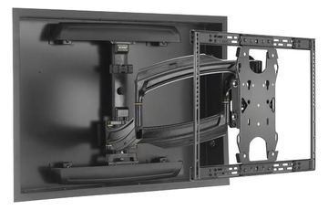 Chief Thinstall Large Dual Arm Wall Mount - Für Displays 42-75 - Schwarz - Klammer - Voll beweglich von LumaTech