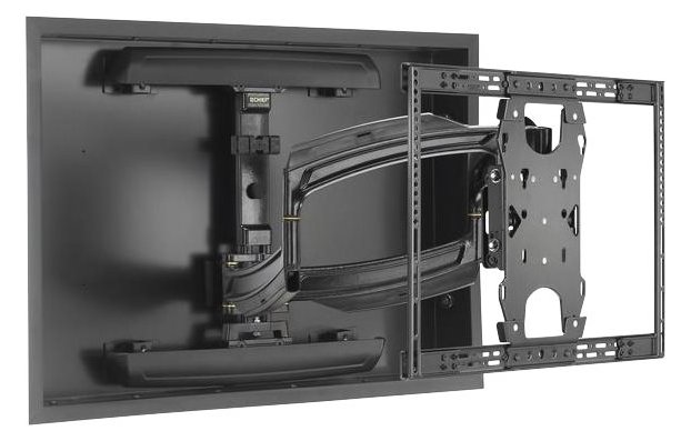 Chief Thinstall Large Dual Arm Wall Mount - Für Displays 42-75 - Schwarz - Klammer - Voll beweglich