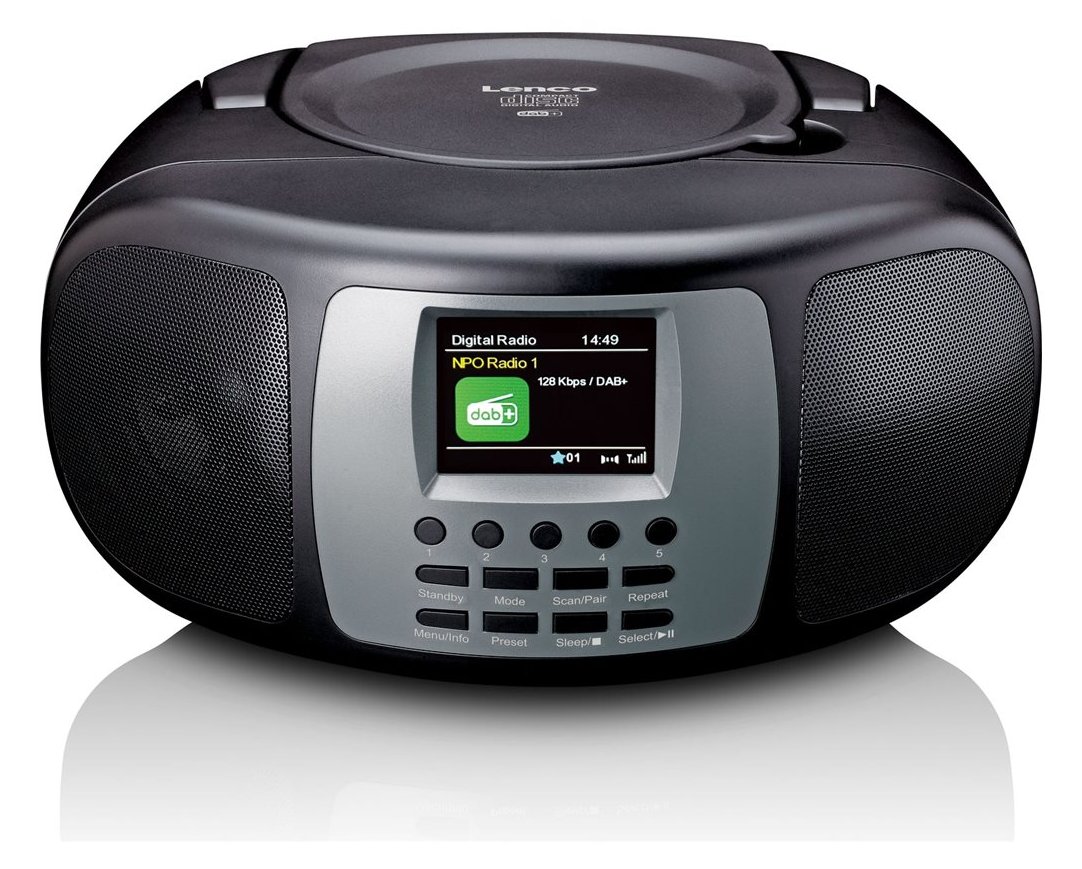 Lenco SCD-860 - Ghettoblaster - 4 Watt - Black