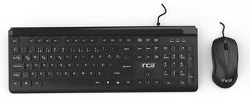 Cian Technology GmbH Inca IMK-377 - Volle Größe (100%) - Kabelgebunden - USB - Schwarz - Maus enthalten von LumaTech