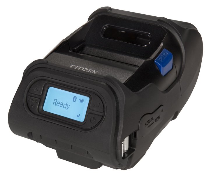 Citizen CMP-25L - Thermische Leitung - 203 x 203 DPI - 127 mm/sek - Verkabelt & Kabellos - Lithium-Ion (Li-Ion)