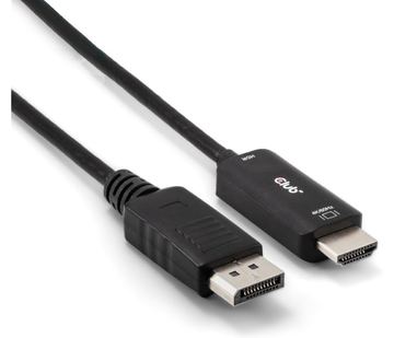 Club 3D Adapterkabel - DisplayPort männlich zu HDMI männlich - 2 m - Support von 4K 60 Hz - HDR-Support von LumaTech