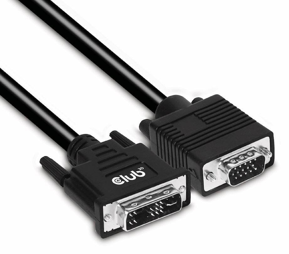 Club 3D Adapterkabel - DVI-A (M) zu HD-15 (VGA)