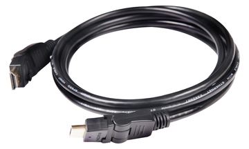Club 3D CAC-1360 - HDMI-Kabel mit Ethernet - HDMI männlich drehend zu HDMI männlich drehend von LumaTech