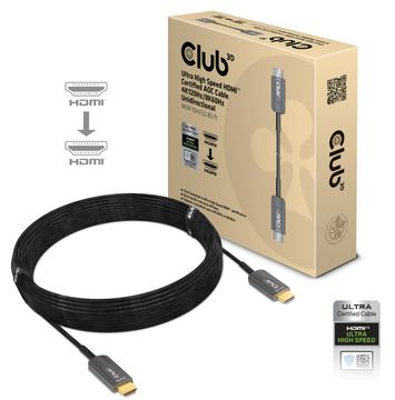 Club 3D CAC-1376 - Ultra High Speed - HDMI-Kabel - HDMI männlich zu HDMI männlich - 10 m - Active Optical Cable (AOC) von LumaTech