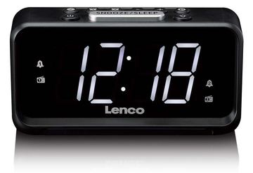 Lenco Uhrenradio Display Nachtlicht CR-28BK sw von LumaTech