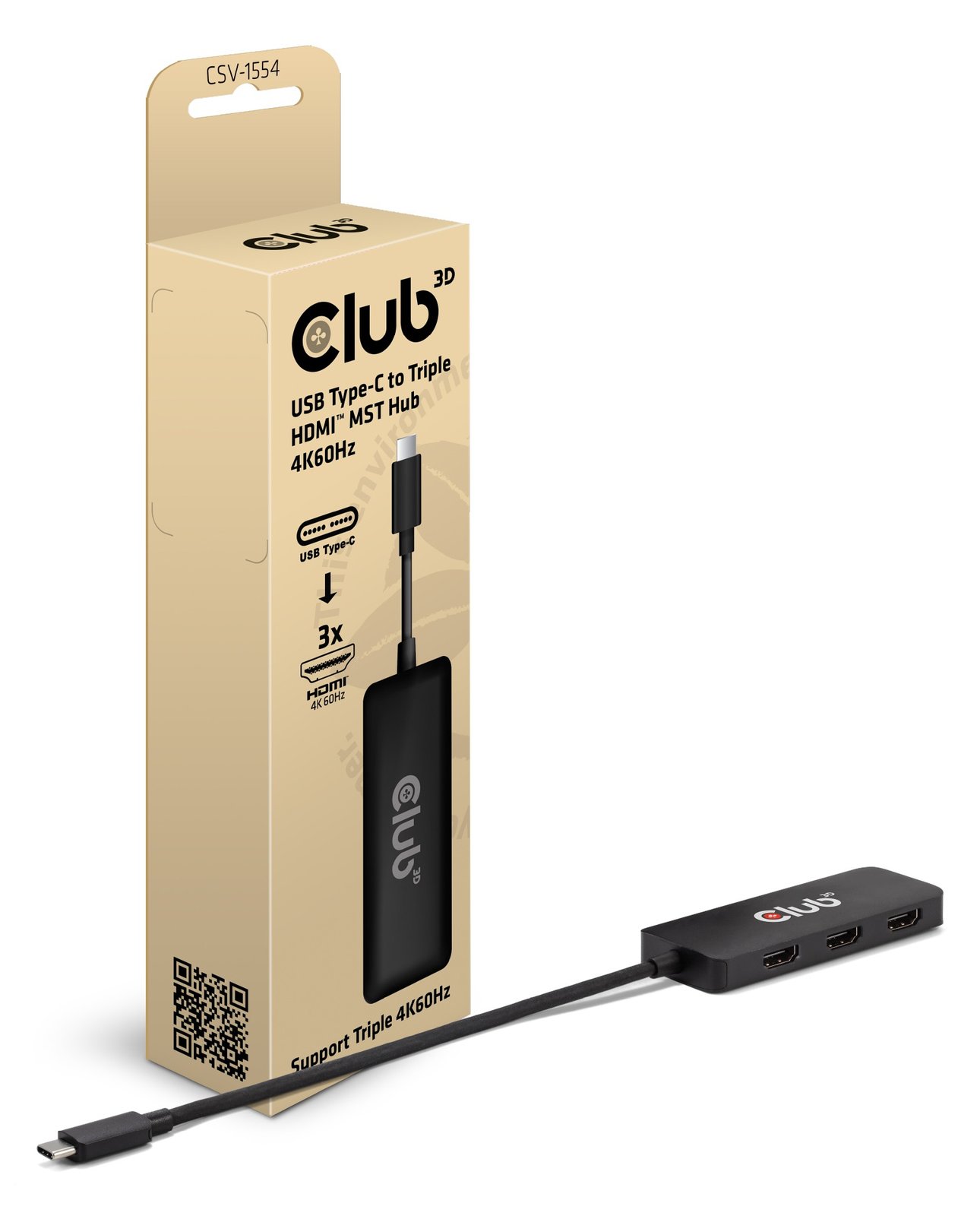 Club 3D CSV-1554 - Dockingstation - USB-C / Thunderbolt 4