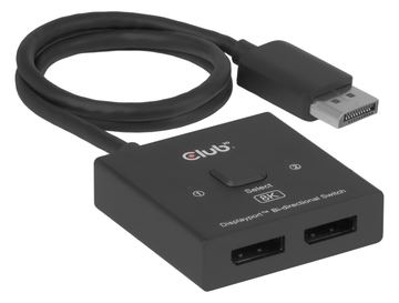 Club 3D DisplayPort Switch 2-in-1 Bi-Direktional 8K60Hz - KVM-Umschalter von LumaTech