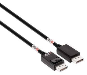 Club 3D DisplayPort-Kabel - DisplayPort (M) - eingerastet zu DisplayPort (M) eingerastet - DisplayPort 2.1 - 1.6 m von LumaTech