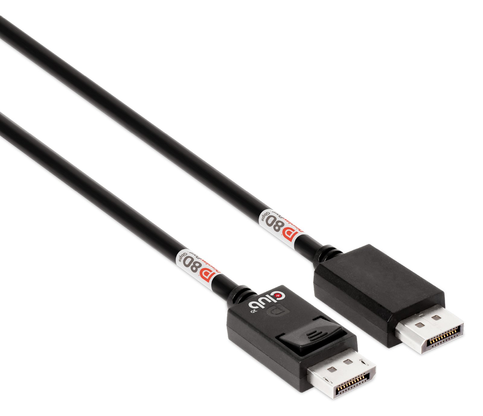 Club 3D DisplayPort-Kabel - DisplayPort (M) - eingerastet zu DisplayPort (M) eingerastet - DisplayPort 2.1 - 1.6 m von LumaTech