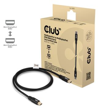 Club 3D DisplayPort-Kabel - Mini DisplayPort (M) - zu Mini DisplayPort (M) - DisplayPort 2.1 - 1 m - VESA DP80 Certified von LumaTech