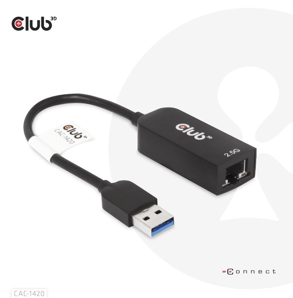 Club 3D Netzwerkadapter - USB 3.2 Gen 1 - 2.5GBase-T