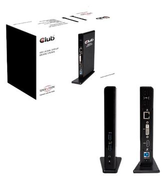 Club 3D SenseVision USB 3.0 Dual Display Docking Station von LumaTech
