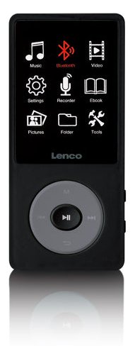 Lenco Xemio-860BK schwarz - Multimedia-Player - 8 GB 2,4"