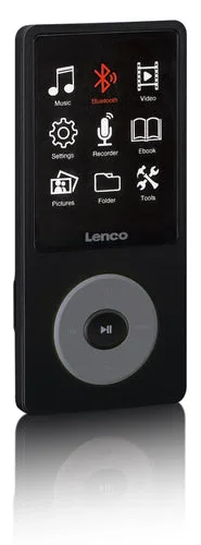 Lenco Xemio-860BK schwarz - Multimedia-Player - 8 GB 2,4", Ansicht 2