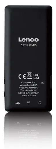 Lenco Xemio-860BK schwarz - Multimedia-Player - 8 GB 2,4", Ansicht 3