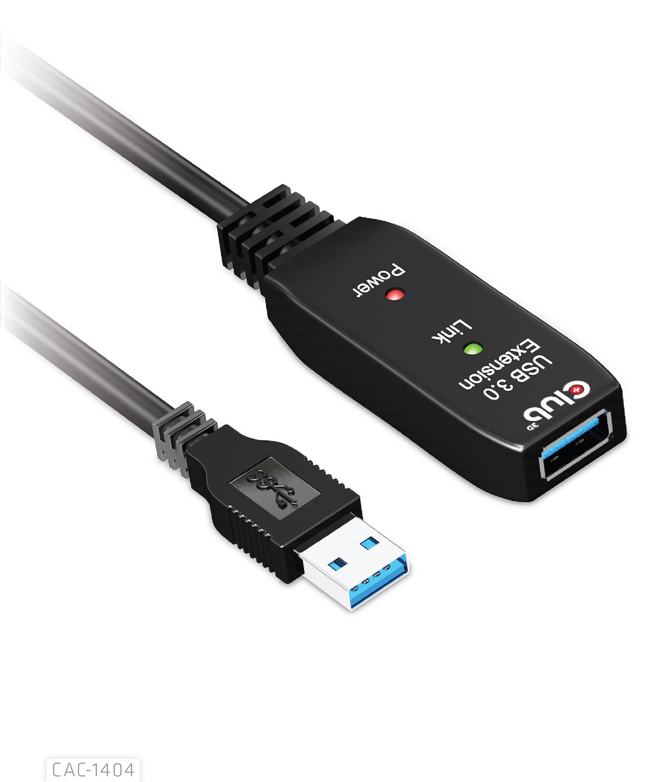 Club 3D USB-Verlängerungskabel - USB Typ A (M) - zu USB Typ A (W) - USB 3.2 Gen 1 - 5 m - aktiv