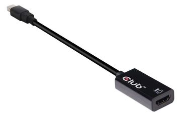 Club 3D Video- / Audio-Adapter - Mini DisplayPort (M) - bis HDMI (W) - 16.86 cm - 4K Unterstützung von LumaTech