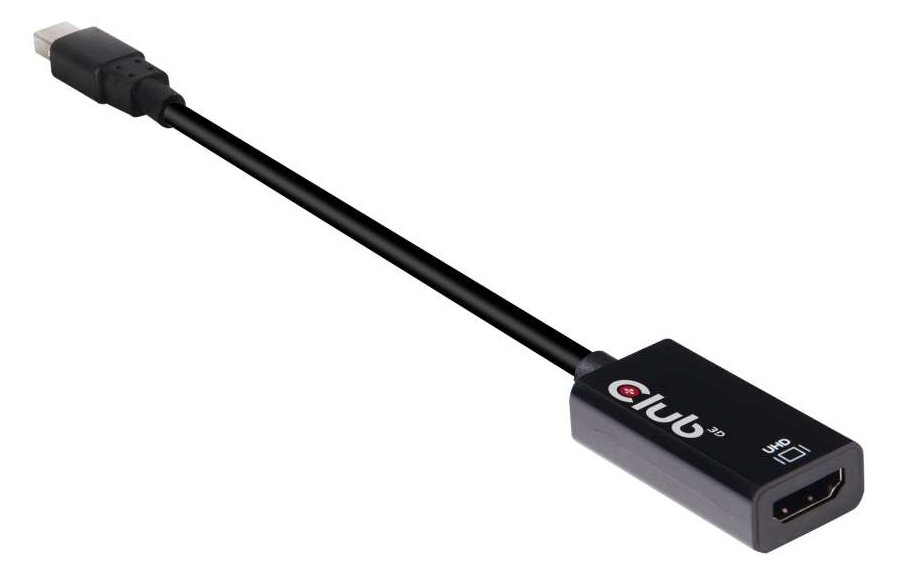 Club 3D Video- / Audio-Adapter - Mini DisplayPort (M) - bis HDMI (W) - 16.86 cm - 4K Unterstützung