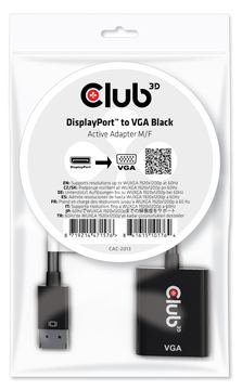Club 3D Videoadapter - DisplayPort (M) zu HD-15 (VGA) von LumaTech
