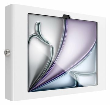 Compulocks iPad Air M2 11 (2024), Apex Secured Enclosure Wall Mount - Gehäuse - für Tablett - Glasbefestigung - Weiß von LumaTech