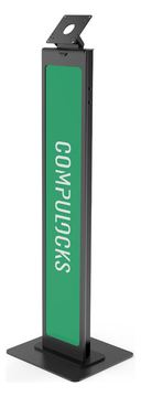 Compulocks VESA Brandable Floor Stand - Aufstellung - für Tablett - Aluminium - Schwarz - Bodenaufstellung von LumaTech
